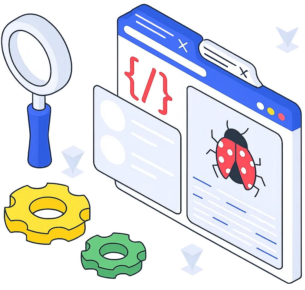 QA Test Dashboard Mockup